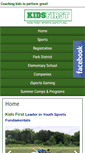 Mobile Screenshot of kidsfirstsports.net